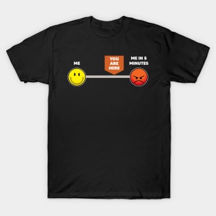 Funny Angry emoji T-Shirt